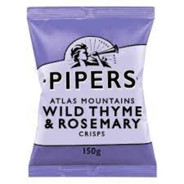 Chips Pipers Thym & Romarin 150g