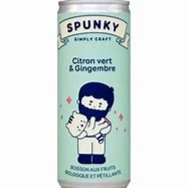 Spunky Citron Vert & Gingembre Bio 25cl