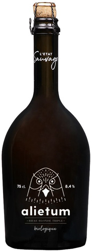 BIERE FRANCE NORMANDIE TRIPLE L'ETAT SAUVAGE ALIETUM 0.75 8.4% BIO