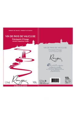 Bib 10l Igp Vaucluse Rouge By Coline