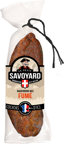 LE PETIT SAVOYARD SAUCISSON SEC FUME A L'ANCIENNE 200G
