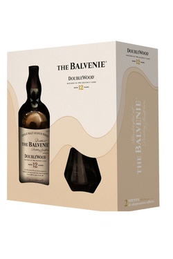 Whisky Ecosse Balvenie Double Wood 12 Ans 40% 70cl Coffret 2 Verres