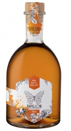 RHUM AGRICOLE GUADELOUPE PAPILLON VIEUX 45% 70CL