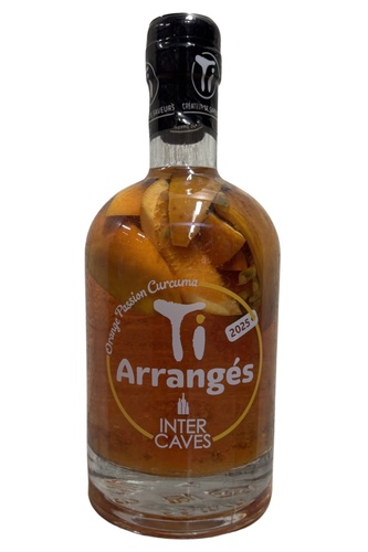 COLLAB'IC PUNCH AU RHUM TI CED PASSION ORANGE CURCUMA 32% 70CL