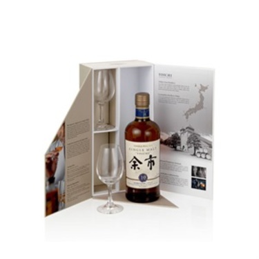 Coffret Whisky Japon Single Malt Yoichi 10 Ans 70cl + 2 Verres 45%