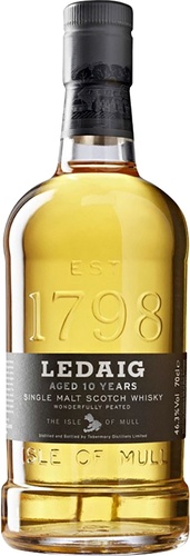 WHISKY ECOSSE HIGHLANDS SINGLE MALT MULL LEDAIG 10 ANS 46,3% 70CL